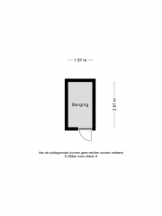 Plattegrond Telefoonweg 154 EDE