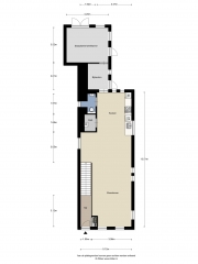 Plattegrond Hoofdstraat 96 BEERTA