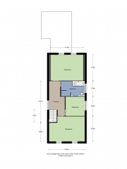 Plattegrond Hoofdstraat 96 BEERTA