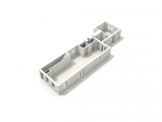 Plattegrond Hoofdstraat 96 BEERTA