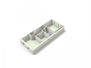 Plattegrond Hoofdstraat 96 BEERTA