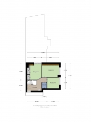 Plattegrond Mr. P.J. Troelstrastraat 127 HENGELO