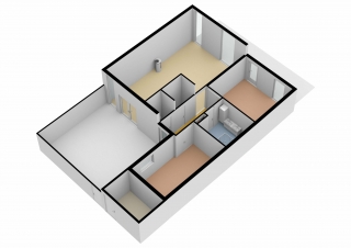 Plattegrond De Kroon 50 HOOGEVEEN