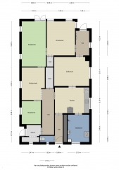 Plattegrond Vonkslaan 11 BELLINGWOLDE