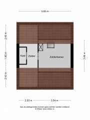 Plattegrond Johan Jongkindstraat 35 ALMELO