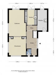 Plattegrond Schoolstraat 19 ZIJLDIJK