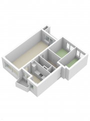 Plattegrond Pieter de Hoochstraat 58 ALMELO