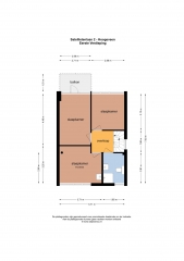 Plattegrond Satellietenlaan 2 HOOGEVEEN