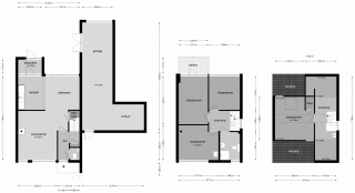 Plattegrond Satellietenlaan 2 HOOGEVEEN