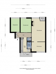 Plattegrond Ranonkellaan 68 2 EDE