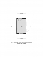 Plattegrond Oost Kluinveenweg 1 WIERDEN