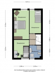 Plattegrond Jan Vermeerstraat 87 EDE