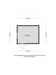 Plattegrond Jan Vermeerstraat 87 EDE