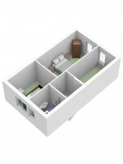 Plattegrond Jan Vermeerstraat 87 EDE