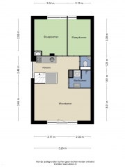 Plattegrond Jadestraat 129 c EDE