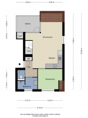 Plattegrond Langestraat 48 7 HILVERSUM