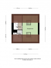 Plattegrond Langestraat 48 7 HILVERSUM