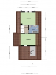 Plattegrond Rosa Caninalaan 1 WINSCHOTEN