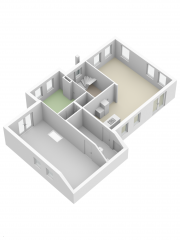 Plattegrond Rosa Caninalaan 1 WINSCHOTEN