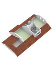 Plattegrond Rosa Caninalaan 1 WINSCHOTEN