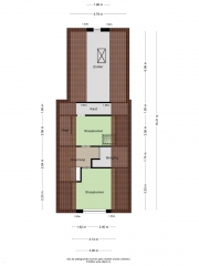 Plattegrond Rhederweg 128 BELLINGWOLDE