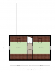 Plattegrond Dorpsstraat 21 VRIESCHELOO