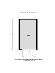 Plattegrond Dorpsstraat 21 VRIESCHELOO