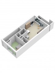 Plattegrond Groeseindstraat 53 01 TILBURG