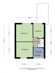 Plattegrond Mezenlaan 1 NIEUWE PEKELA