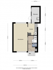 Plattegrond Mezenlaan 1 NIEUWE PEKELA