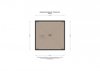 Plattegrond Hoogeveensche Vaart 35 NIEUWEROORD