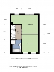 Plattegrond Bloemendaalstraat 30 ENSCHEDE