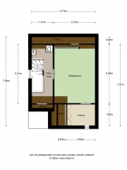 Plattegrond Bloemendaalstraat 30 ENSCHEDE