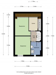 Plattegrond Roodeschoolstraat 16 TILBURG