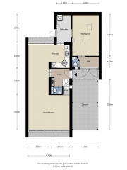 Plattegrond Welhaak 25 ZUIDWOLDE