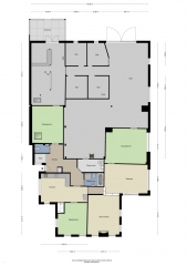 Plattegrond Boslaan 25 MIDWOLDA