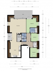 Plattegrond Beukenlaan 3 E EDE