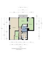 Plattegrond De Reiger 191 HOOGEVEEN