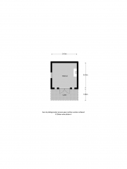 Plattegrond Rhederweg 9 BELLINGWOLDE