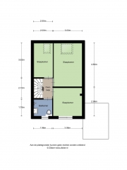 Plattegrond De Punter 61 HOOGEVEEN