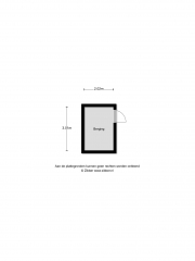 Plattegrond De Punter 61 HOOGEVEEN