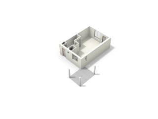 Plattegrond De Punter 61 HOOGEVEEN