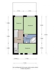 Plattegrond Overlangelstraat 67 TILBURG