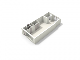 Plattegrond Overlangelstraat 67 TILBURG