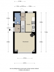 Plattegrond Kanaalweg 48 HOOGEVEEN