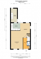 Plattegrond Sloutersverlaat 39 HOOGEVEEN