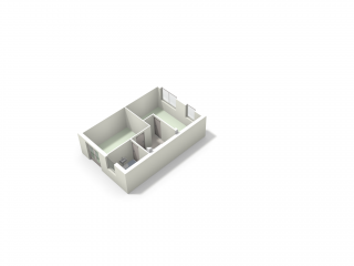 Plattegrond Rozemarijn 35 OOST WEST EN MIDDELBEERS