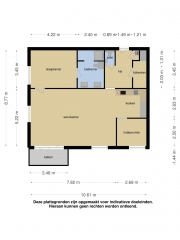 Plattegrond Sloterweg 83 11 BADHOEVEDORP