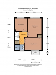 Plattegrond Prinses Irenestraat 24 HOOGEVEEN