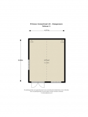 Plattegrond Prinses Irenestraat 24 HOOGEVEEN